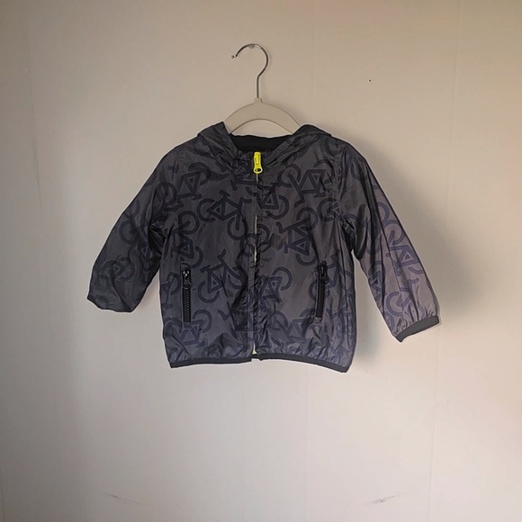 GAP | 12-18 mos | Blue and Black Bicycle Windbreaker - Picture 12 of 12